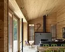 Design av det hengende taket i stuen: 5 typer materialer og ideer for registrering 8287_53