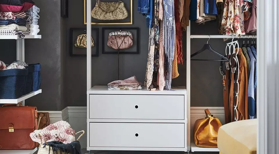 7 tarvittavista kohteista IKEA pienestä pukeutumisalueesta
