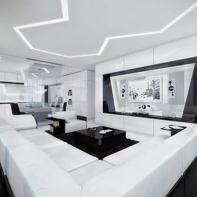 Kitchen Design im High-Tech-Stil (66 Fotos) 8302_59