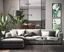 Gray living room in the house: We select the right shades and accents 8336_106