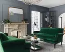 Gray living room in the house: We select the right shades and accents 8336_65