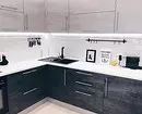 سیاہ اور سفید باورچی خانے کے ڈیزائن: 80 متضاد اور بہت سجیلا خیالات 8339_111