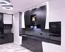 سیاہ اور سفید باورچی خانے کے ڈیزائن: 80 متضاد اور بہت سجیلا خیالات 8339_114
