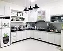 سیاہ اور سفید باورچی خانے کے ڈیزائن: 80 متضاد اور بہت سجیلا خیالات 8339_117