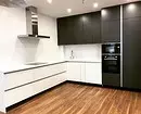 سیاہ اور سفید باورچی خانے کے ڈیزائن: 80 متضاد اور بہت سجیلا خیالات 8339_130
