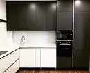 طراحی آشپزخانه سیاه و سفید: 80 کنتراست و ایده های بسیار شیک 8339_132