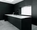 سیاہ اور سفید باورچی خانے کے ڈیزائن: 80 متضاد اور بہت سجیلا خیالات 8339_147