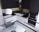 काळा आणि पांढरा स्वयंपाकघर डिझाइन: 80 विरोधाभास आणि अतिशय स्टाइलिश कल्पना 8339_149