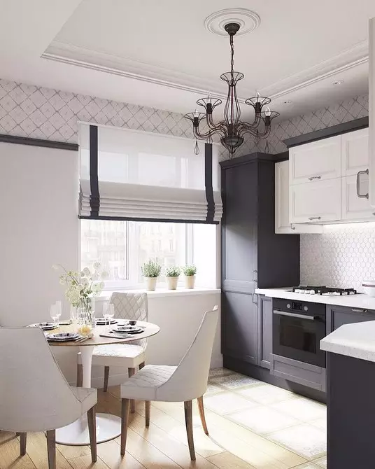 Mustavalkoinen keittiön muotoilu: 80 kontrastia ja erittäin tyylikkäitä ideoita 8339_161