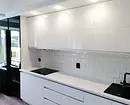 سیاہ اور سفید باورچی خانے کے ڈیزائن: 80 متضاد اور بہت سجیلا خیالات 8339_18