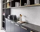 Mustavalkoinen keittiön muotoilu: 80 kontrastia ja erittäin tyylikkäitä ideoita 8339_23