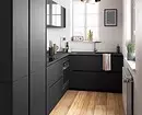 سیاہ اور سفید باورچی خانے کے ڈیزائن: 80 متضاد اور بہت سجیلا خیالات 8339_24