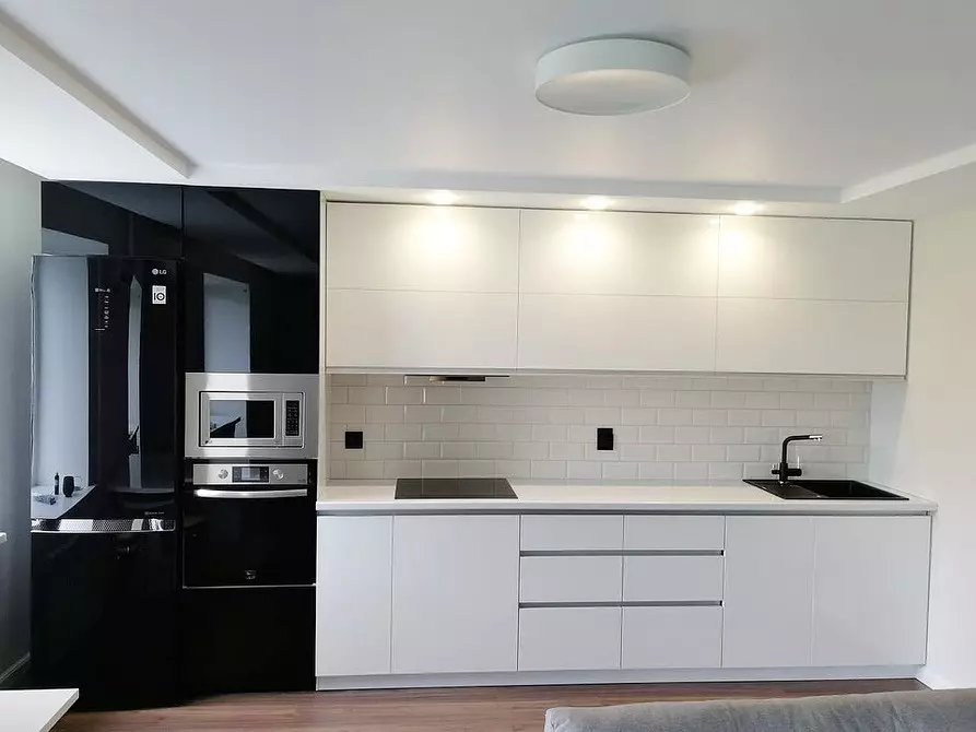 Black and White Kitchen Design: 80 contrasting and very stylish ideas 8339_26