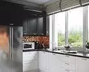 سیاہ اور سفید باورچی خانے کے ڈیزائن: 80 متضاد اور بہت سجیلا خیالات 8339_37