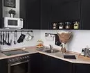طراحی آشپزخانه سیاه و سفید: 80 کنتراست و ایده های بسیار شیک 8339_42