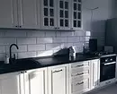 طراحی آشپزخانه سیاه و سفید: 80 کنتراست و ایده های بسیار شیک 8339_62