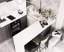 Black and White Kitchen Design: 80 contrasting and very stylish ideas 8339_64