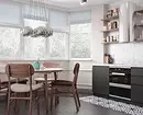 काळा आणि पांढरा स्वयंपाकघर डिझाइन: 80 विरोधाभास आणि अतिशय स्टाइलिश कल्पना 8339_66
