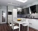 طراحی آشپزخانه سیاه و سفید: 80 کنتراست و ایده های بسیار شیک 8339_67