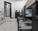 طراحی آشپزخانه سیاه و سفید: 80 کنتراست و ایده های بسیار شیک 8339_7
