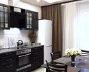 Reka bentuk dapur hitam dan putih: 80 idea yang berbeza dan sangat bergaya 8339_81