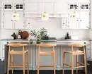 Nhà bếp màu trắng xám: Mẹo về thiết kế phù hợp và 70 ví dụ 8364_101