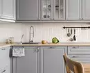 Siva bela kuhinja: nasveti na pravilno obliko in 70 primerov 8364_3