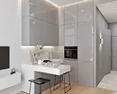 سرمئی سفید باورچی خانے: مناسب ڈیزائن اور 70 مثالوں پر تجاویز 8364_35