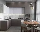 Szürke-fehér konyha: Tippek a megfelelő kialakítás és 70 példa 8364_6