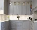 Gri-beyaz mutfak: uygun tasarım ve 70 örnek ipuçları 8364_62