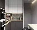 Gri-beyaz mutfak: uygun tasarım ve 70 örnek ipuçları 8364_73