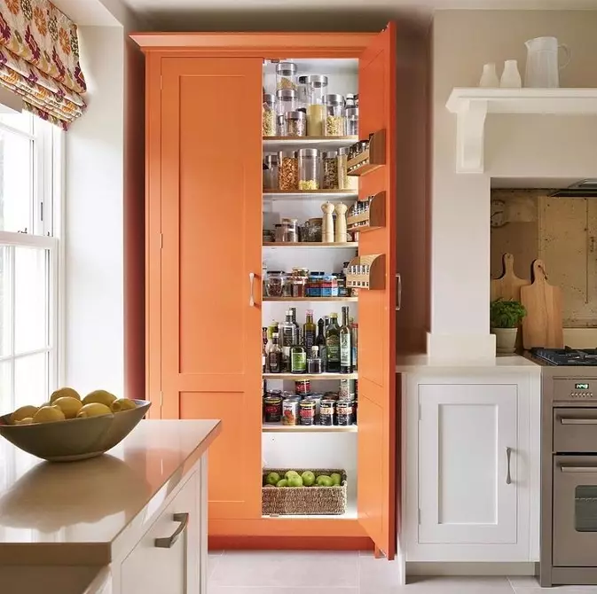内部的橙色厨房：我们拆卸优点，缺点和成功的颜色组合 8372_109