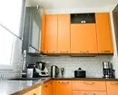 Cozinha alaranjada no interior: Desmontamos os prós, contras e combinações de cor bem-sucedidas 8372_126