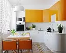 Kuzhinë portokalli në brendësi: Ne çmontojmë pro, kundër dhe kombinime të suksesshme të ngjyrave 8372_129