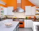 Портокал кујна во внатрешноста: Ние расклопуваат добрите, лошите страни и успешни комбинации на бои 8372_55