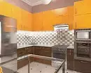 Cozinha alaranjada no interior: Desmontamos os prós, contras e combinações de cor bem-sucedidas 8372_83