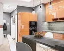 Cozinha alaranjada no interior: Desmontamos os prós, contras e combinações de cor bem-sucedidas 8372_86