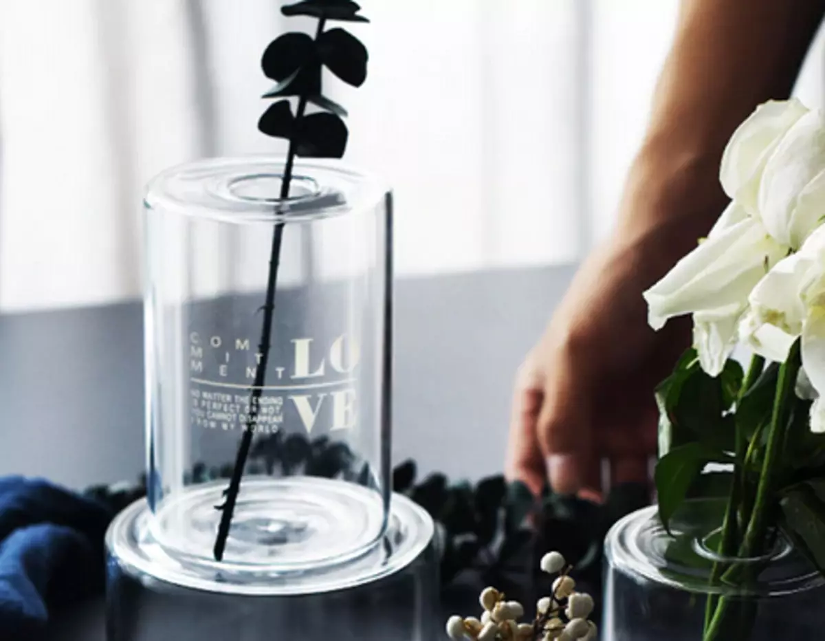 Sklenená váza Nordic Style
