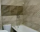 Ko var atdalīt ar vannas istabu, izņemot flīzes: 9 praktiski un skaisti materiāli 8386_11