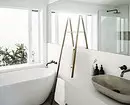 Was kann durch Badezimmer getrennt werden, mit Ausnahme von Fliesen: 9 praktische und schöne Materialien 8386_23