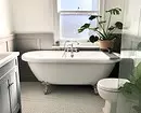A fürdőszobával elválasztható, kivéve a csempét: 9 gyakorlati és gyönyörű anyagok 8386_6
