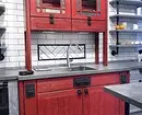 Design de cozinha vermelha: 73 exemplos e dicas de design de interiores 8392_129