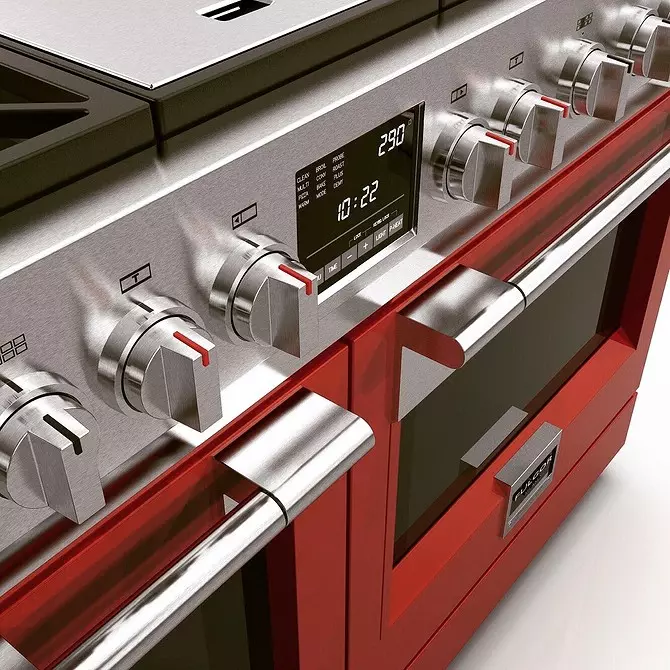 Desain Dapur Merah: 73 Contoh dan Tip Desain Interior 8392_50