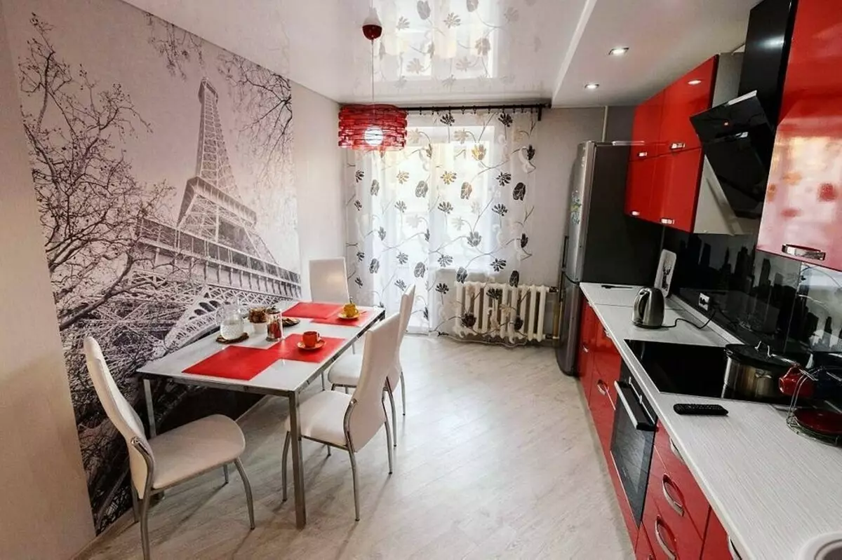 红色厨房设计：73个例子和室内设计提示 8392_71