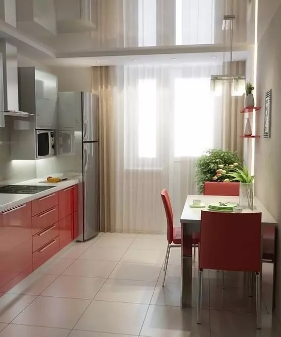 Red Kitchen Design: 73 Mga Halimbawa at Interior Design Tips 8392_87