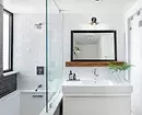 55 красивих інтер'єрів ванною з білою плиткою 8406_109