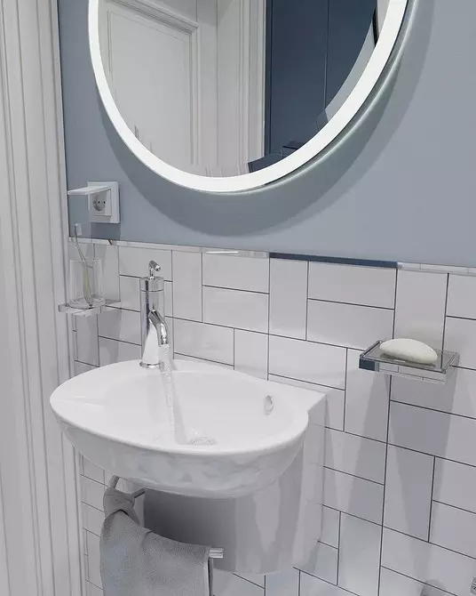 55 bilik mandi yang indah dengan jubin putih 8406_14