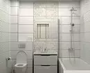 सफेद टाइल्स के साथ 55 सुंदर बाथरूम अंदरूनी 8406_24