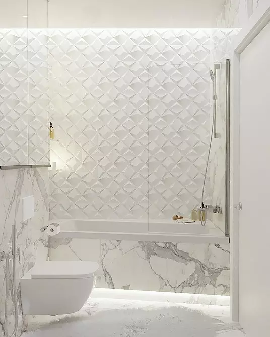 55 Gyönyörű fürdőszobai belső terek fehér csempével 8406_29
