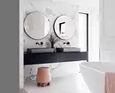 55 Krásna kúpeľňa interiéry s bielymi dlaždicami 8406_33